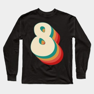 Number 8 Long Sleeve T-Shirt